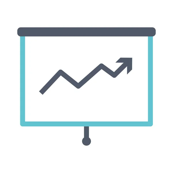 Icône de tableau de présentation — Image vectorielle