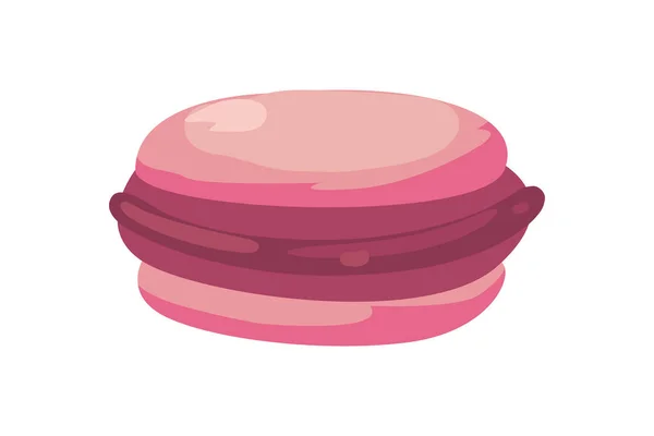 Icono de macarrones dulces — Vector de stock