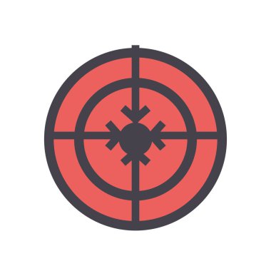 Kırmızı hedef simgesini