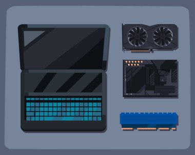 aygıt simgeli dizüstü bilgisayar