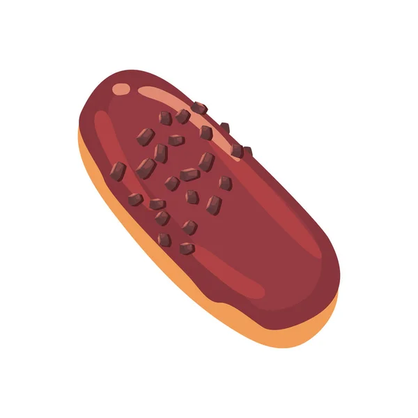 Icône chocolat sucré — Image vectorielle