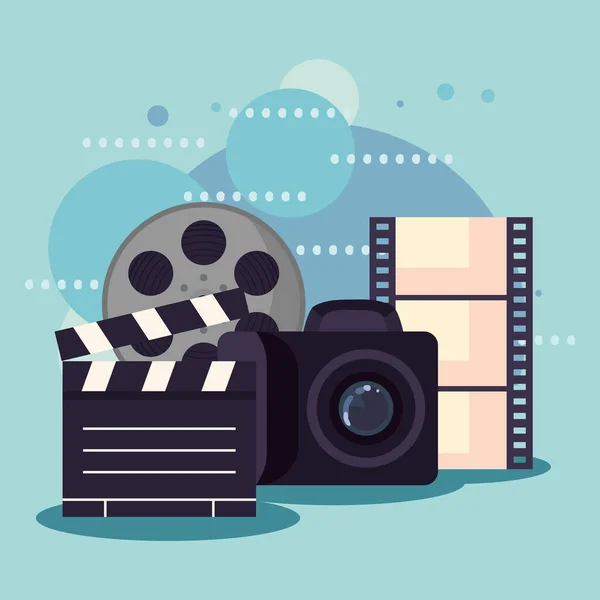 Video production symbol collection — Stock Vector