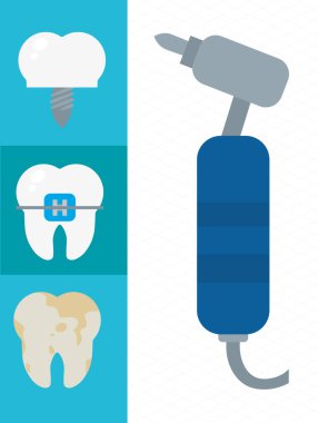 dişçi parçası ve diş