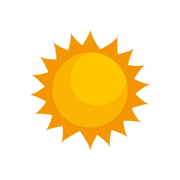 여름 태양 아이콘 — 스톡 벡터