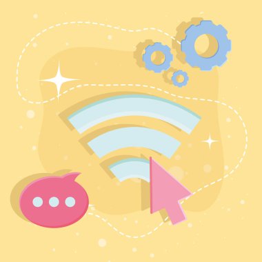 İmleçli kablosuz ağ