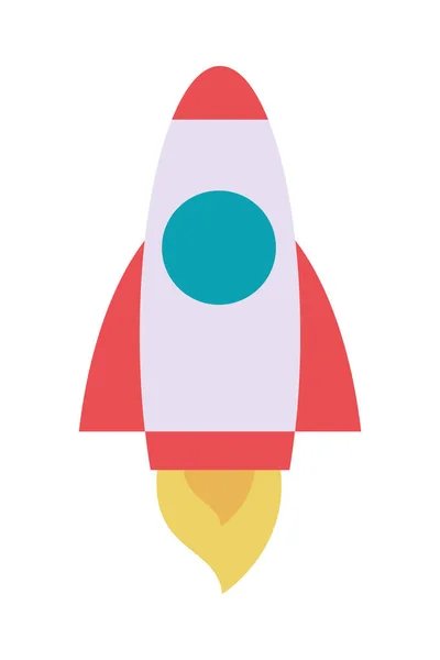 Espacio cohete icono — Archivo Imágenes Vectoriales