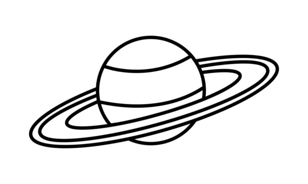 Saturn planètes design — Image vectorielle