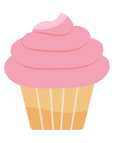 Icône cupcake image — Image vectorielle