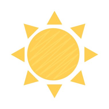 Sarı güneş simgesi