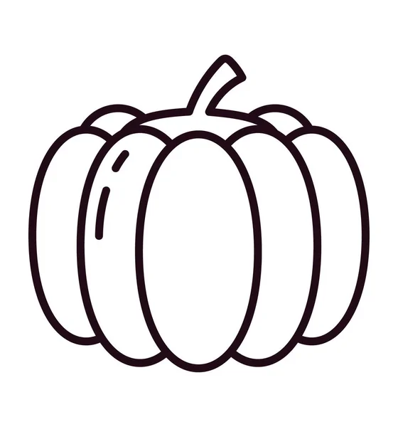 Imagen icono de calabaza — Vector de stock