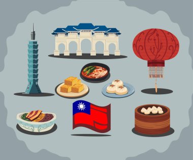 Tayvan simgesi seti