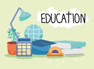 Eğitim simgesi koleksiyonu