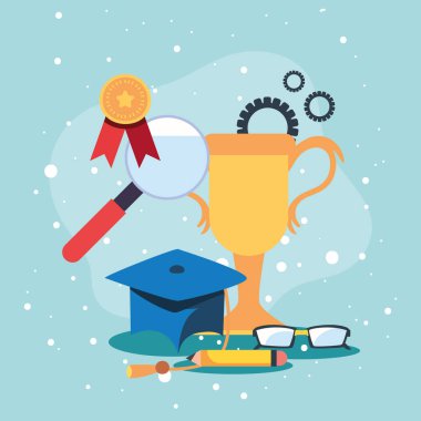 kupa ve eğitim sembolleri