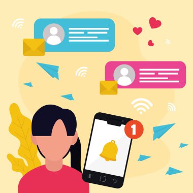 Çan çalan kadın ve akıllı telefon