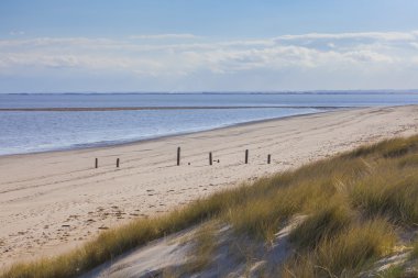 Doğal plaj çevre İngiltere'de sahil