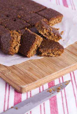 Traditional Yorkshire Parkin for Bonfire Night clipart