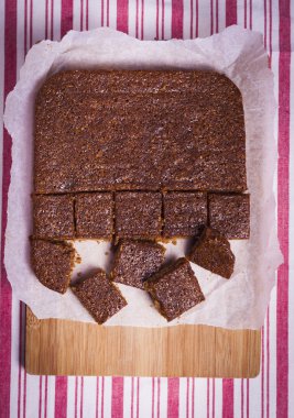 Geleneksel Yorkshire Parkin şenlik ateşi gece için