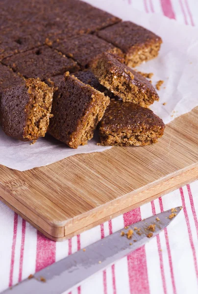 Parkin tradicional de Yorkshire para la noche de hogueras Imágenes De Stock Sin Royalties Gratis