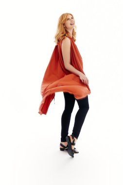 Mutlu ücretsiz kadın poz