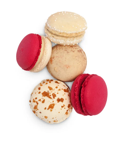 Macarons Isolated on White — Stock Photo, Image