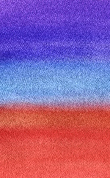 Blue Violet Red Watercolor Ombre Paper Texture — Stock Photo, Image