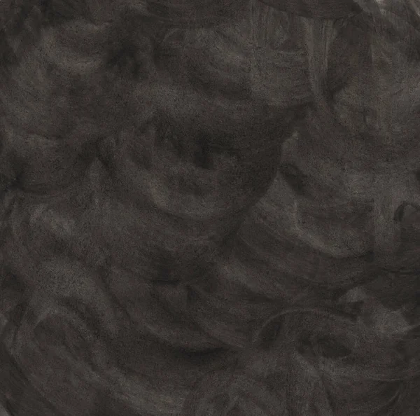 Black Gouache Paint Smudged Texture Background — Stock Photo, Image