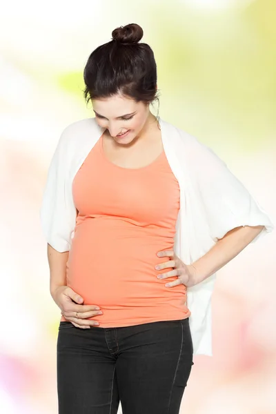 Mulher grávida bonita — Fotografia de Stock