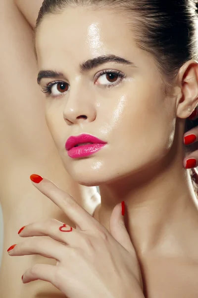 Maquillaje brillante —  Fotos de Stock