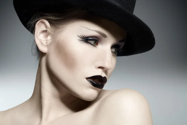 Goth Beauty — Stock Photo, Image