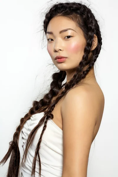 Asiatiska modellen — Stockfoto