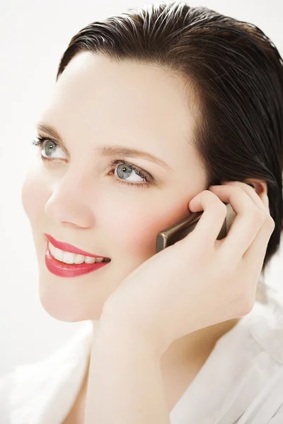 Mujer en el teléfono — Foto de Stock