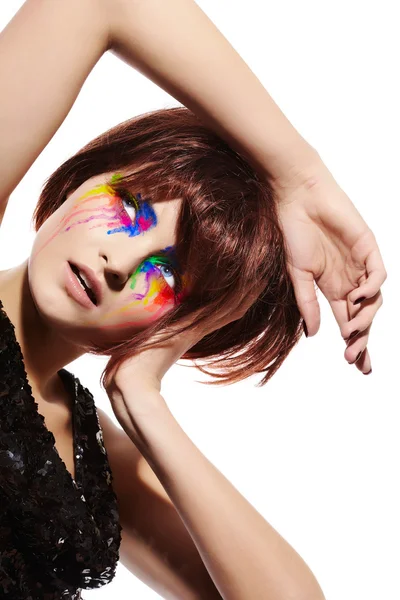 Maquillaje colorido — Foto de Stock