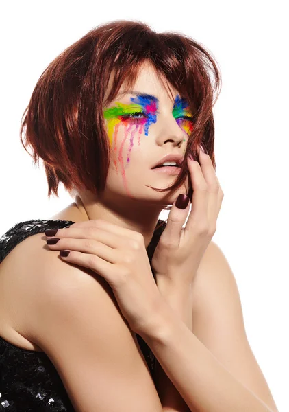 Colorful Make Up — Stock Photo, Image