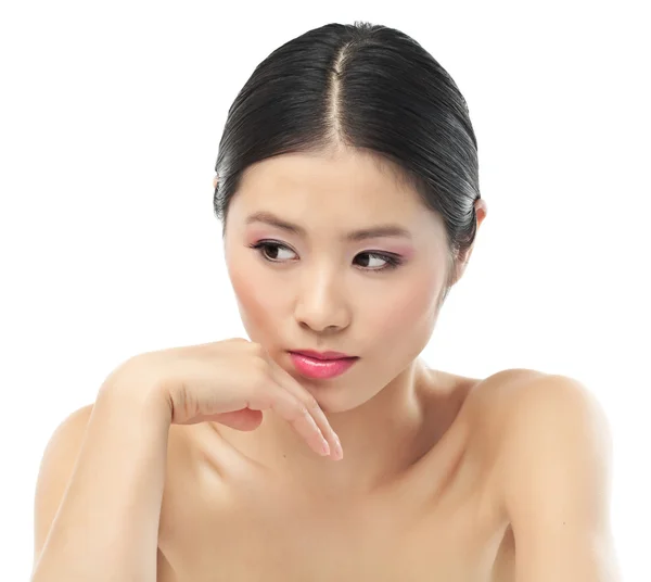 Natürliche asiatische Frau — Stockfoto