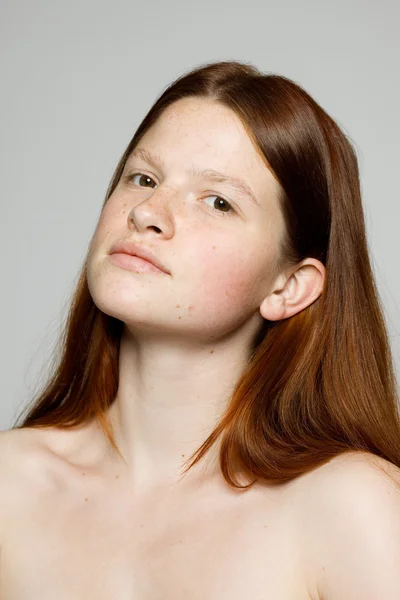 Porträtt av en tonåring — Stockfoto