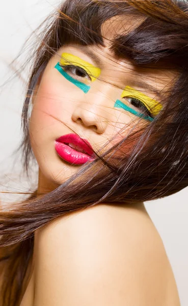 Trucco moda — Foto Stock