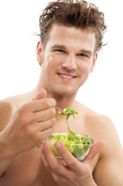 adam yeme salata