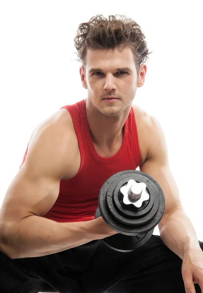 Man Working Out — Stock Photo, Image