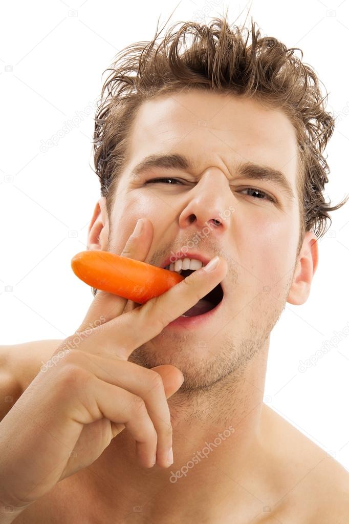 Man With Carrot