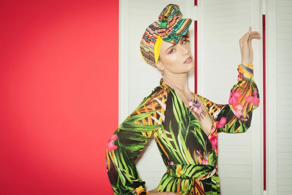 Colorful Exotic Fashion — Stock Photo, Image