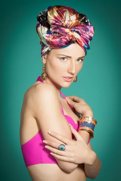 Colorful Exotic Fashion — Stock Photo, Image