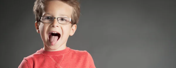 Vijf-jarige jongen — Stockfoto