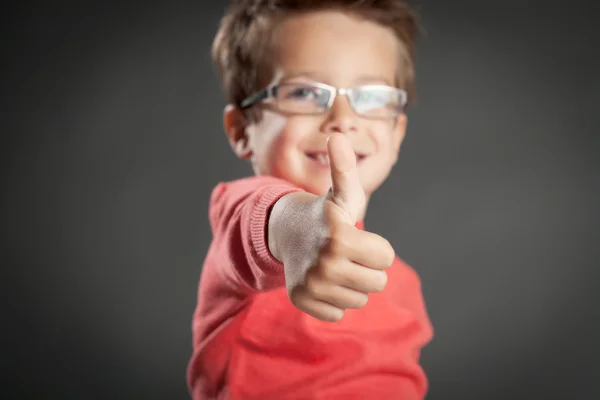 Fünfjähriger Junge — Stockfoto