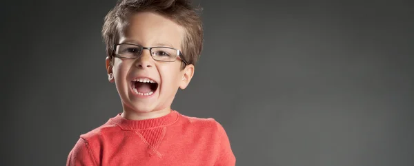 Fünfjähriger Junge — Stockfoto