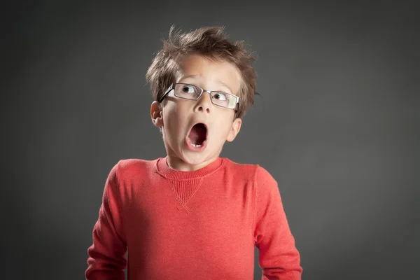 Fünfjähriger Junge — Stockfoto