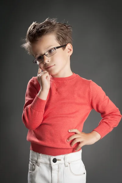 Niño de cinco años — Foto de Stock