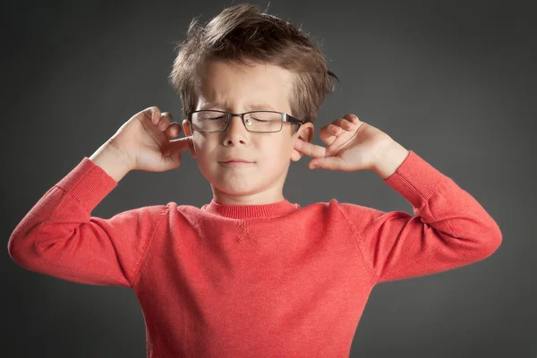 Fünfjähriger Junge — Stockfoto