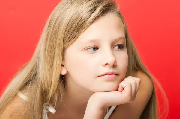 Ten Year Old Girl Stock Picture