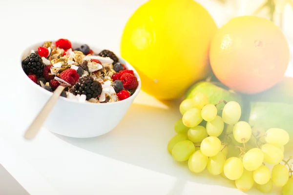 Healthy Muesli Breakfast — Stock Photo, Image