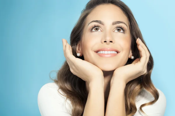 Mujer feliz inspirada — Foto de Stock